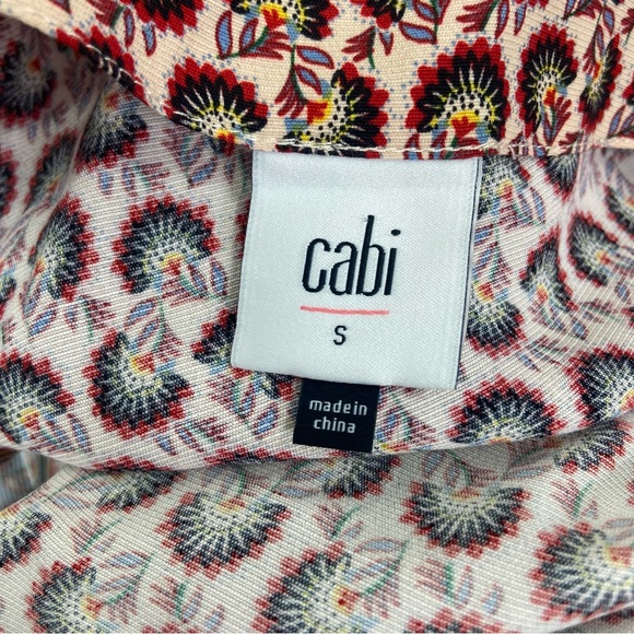 Cabi Poet BOHO Patchwork Kimono Style Duster Tie Closure Pockets. Size small - Picture 8 of 11